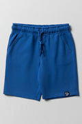 Knit Shorts Blue