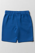 Knit Shorts Blue (3)