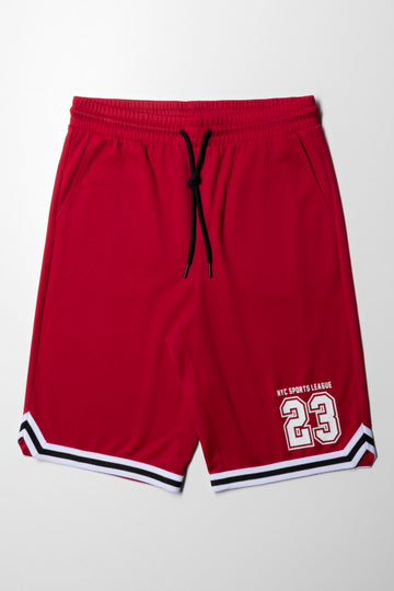 Basketball Shorts Red