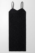 Seam-Free Strap Dress Black