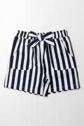 Stripe Short Navy