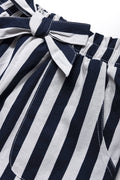 Stripe Short Navy (1)