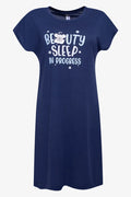 2 Pack Beauty Sleep Stars Sleepshirts Navy And Pink (1)