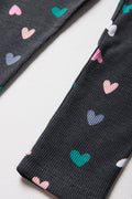 Hearts Leggings Charcoal (1)