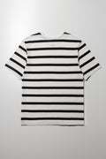 Stripe Short Sleeve T-Shirt White (2)
