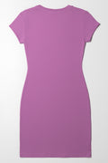 Bodycon Dress Purple (2)