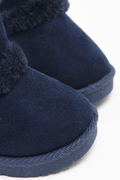 Button Slipper Navy (2)