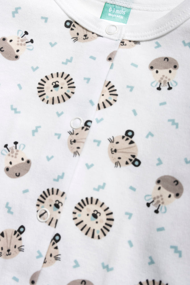 3 Pack Babygrows Green (2)