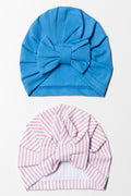 Turbans 2 Pack Blue