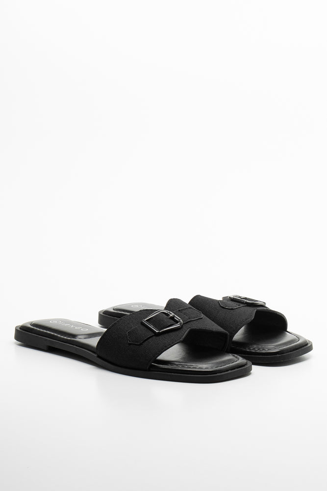 Canvas Mule Sandal