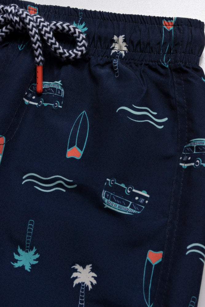 Swim Shorts Aop Navy