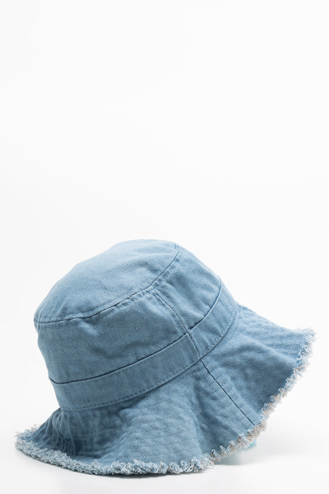 Denim Bucket Hat Light Blue