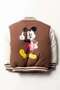 Mickey Mouse Bomber Jacket Brown (2)