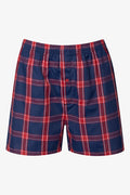 3 Pack Check Boxers Red (1)