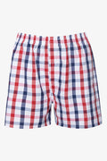 3 Pack Check Boxers Red (2)