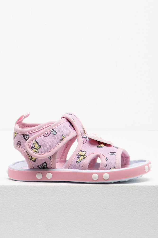 Butterfly Sandal Pink (1)