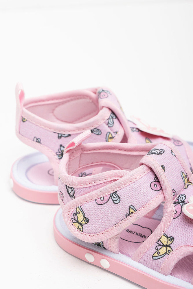 Butterfly Sandal Pink (3)