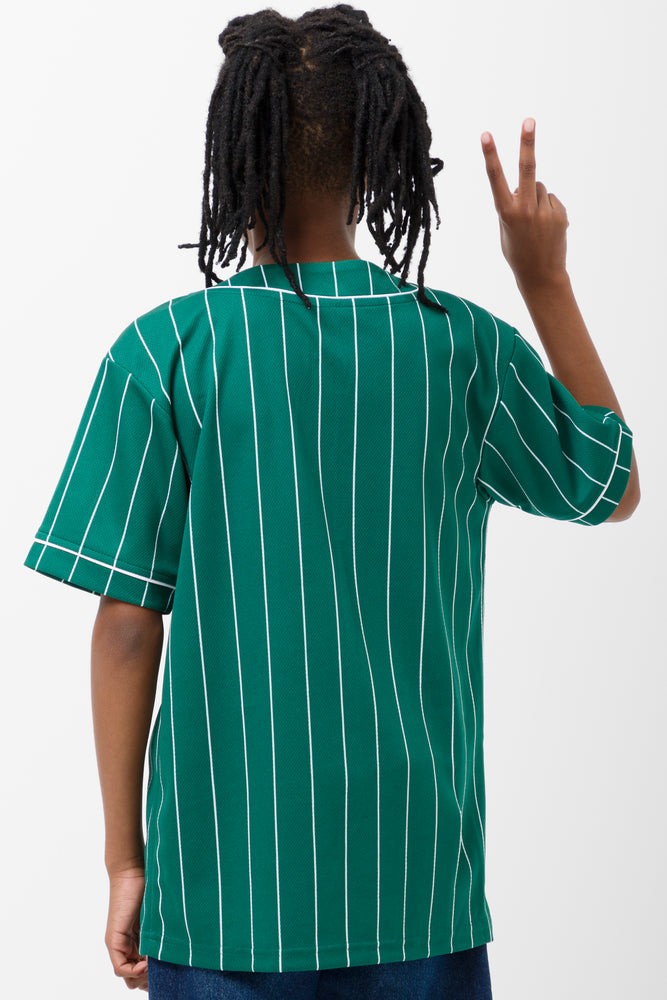 Baseball Short Sleeve T-Shirt Green (2)