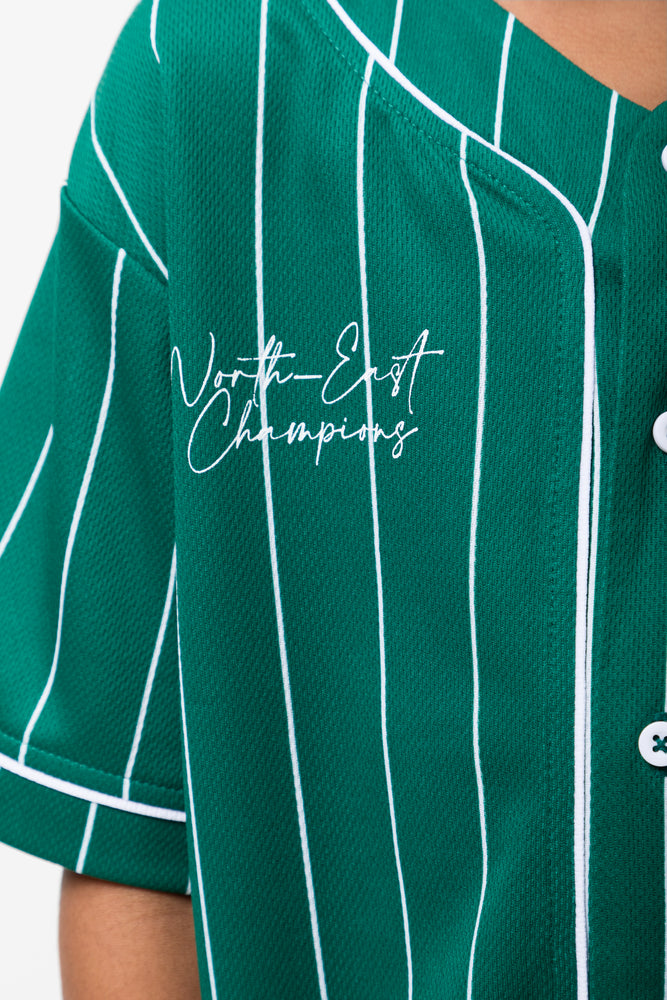 Baseball Short Sleeve T-Shirt Green (3)