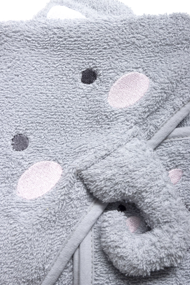 Elephant Towel Set Grey (1)
