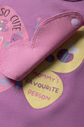 Flutter Sleeve T-Shirt Purple (2)