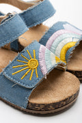 Rainbow Strap Sandal Denim (2)