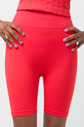 Seamless Cycle Shorts Fiesta Red (1)