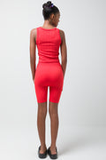 Seamless Cycle Shorts Fiesta Red (3)