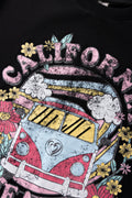 California Dreaming Oversized Short Sleeve T-Shirt Black (1)