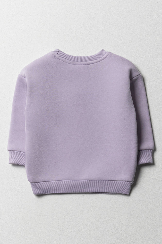 Snoopy Styled Tracktop Fleece Lilac (2)