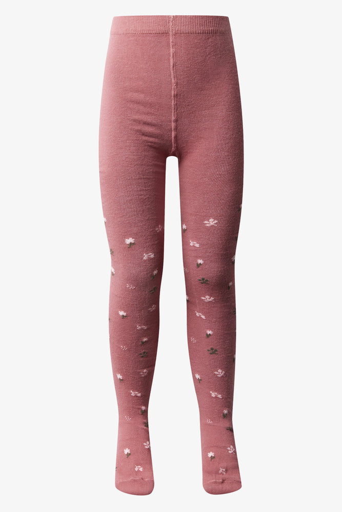 2 Pack Daisy Tights Pink & Natural