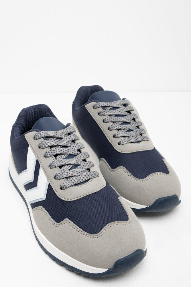 Retro Trainer Navy