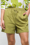 Relaxed Cotton Short Green (1)
