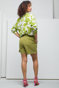 Relaxed Cotton Short Green (3)