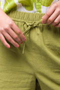 Relaxed Cotton Short Green (4)