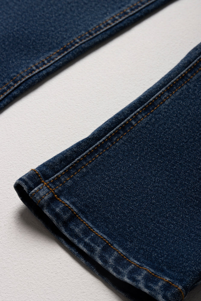 Skinny Denim Jeans Dark Blue