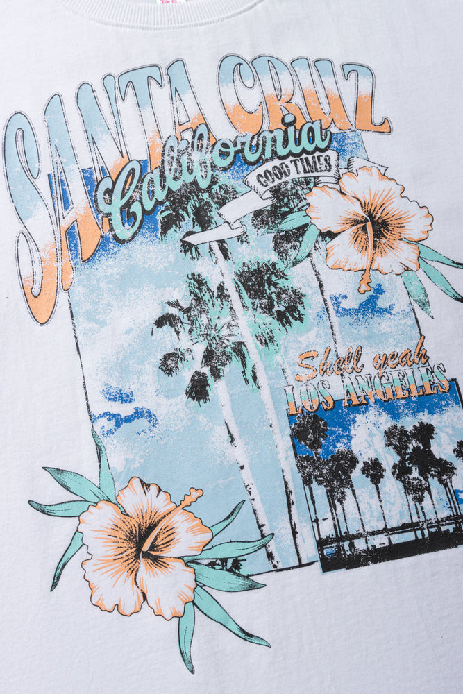 Oversized Short Sleeve T-Shirt White