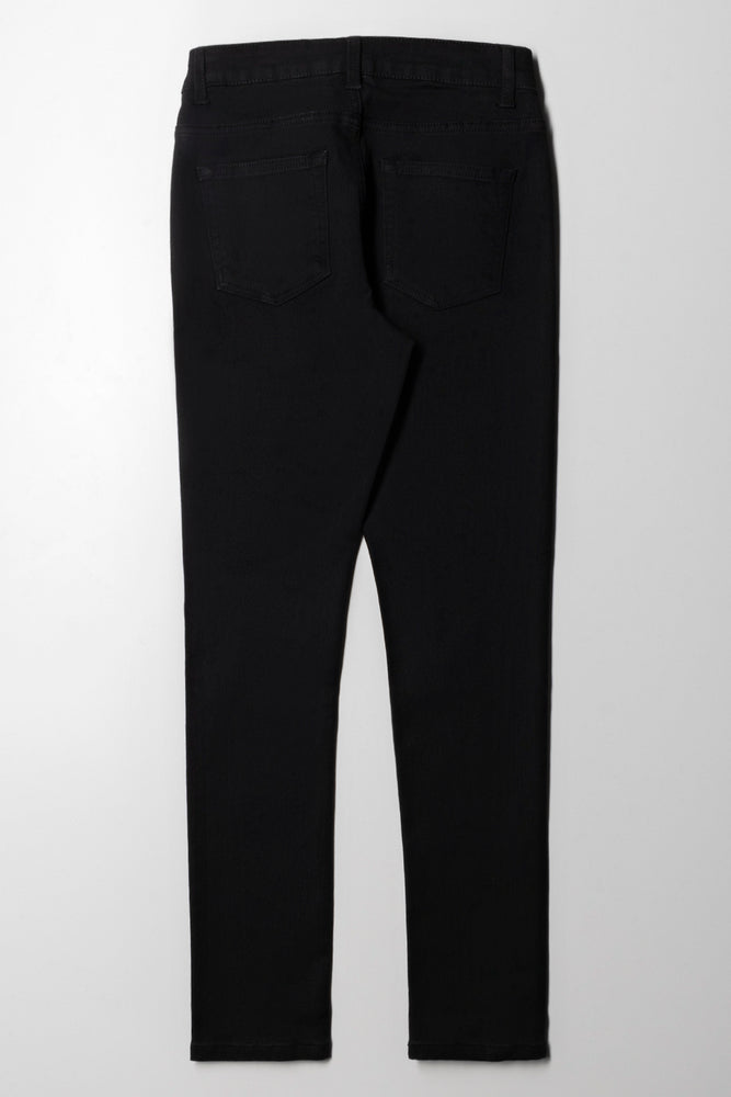 Skinny Denim Jeans Black (2)