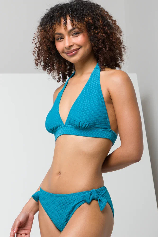 Bikini Bottom With Tie Teal (2)