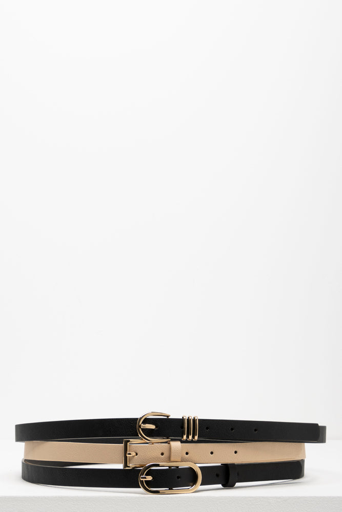 3 Pack Belts Multi