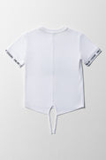 Tuxedo Back Short Sleeve T-Shirt White (3)