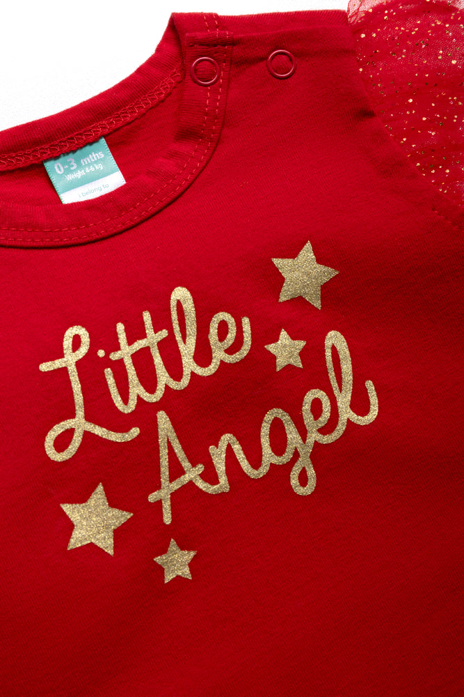 Little Angel Wing Bodyvest Red