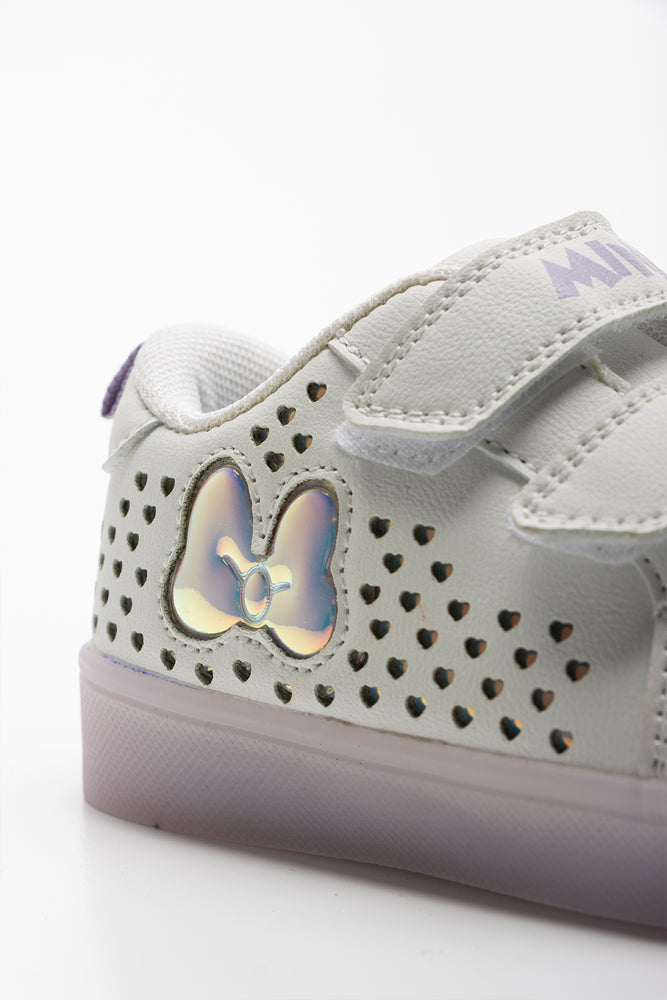 Minnie Mouse Light Up Sneaker White (3)