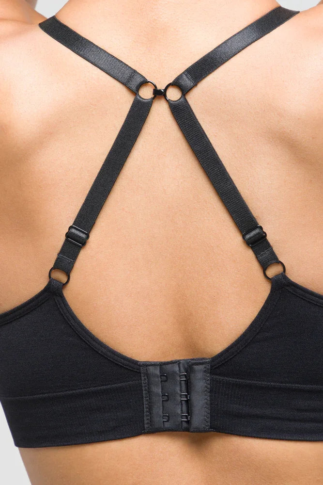 2Pack Seamfree Bralette Grey Melange And Black (4)