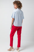 One Pocket Voile Shirt Mid Blue (2)