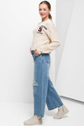 Boxy Long Sleeve Top Natural (1)