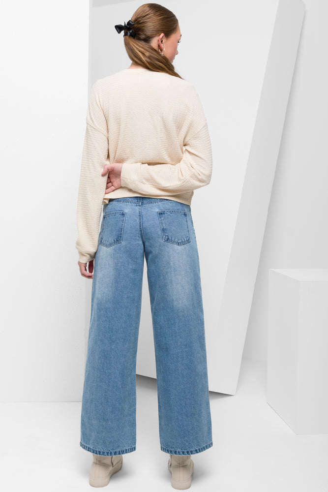 Boxy Long Sleeve Top Natural (2)