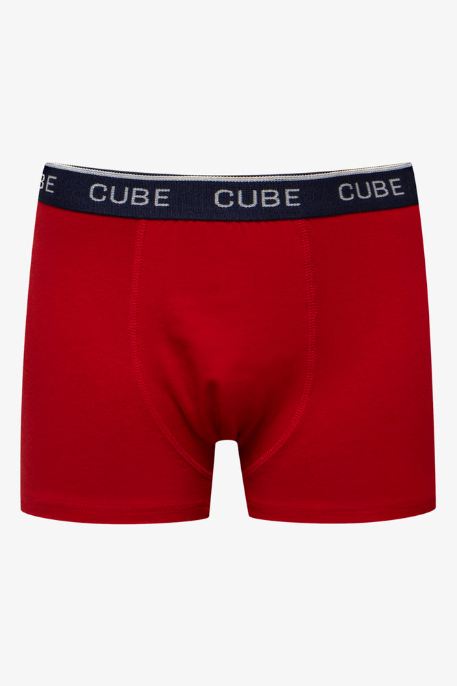 3 Pack Boxers Grey, Red & Navy (1)