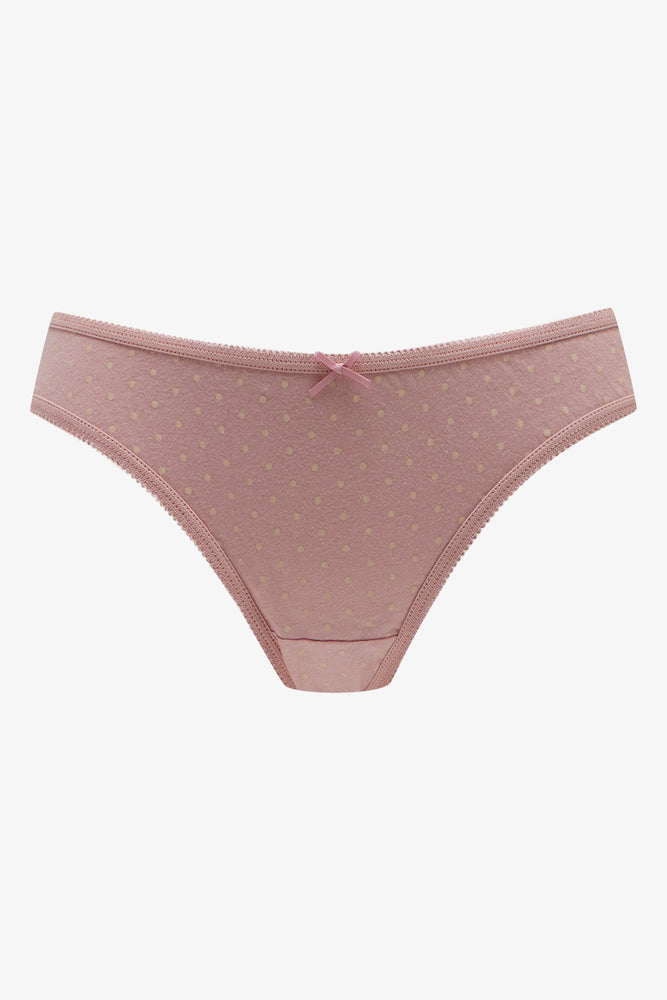 3 Pack Leaf Bikini Pink