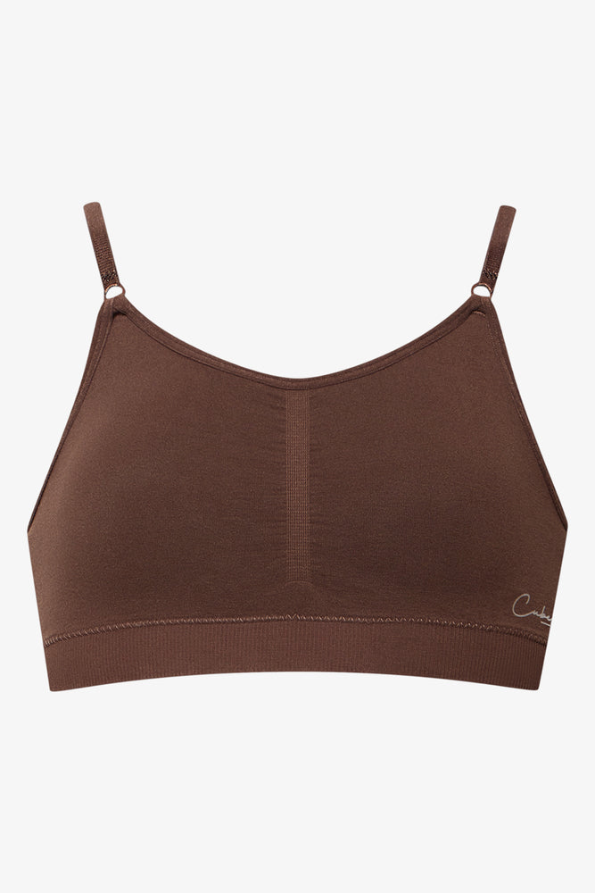 2 Pack Seam-Free Bras Brown (1)